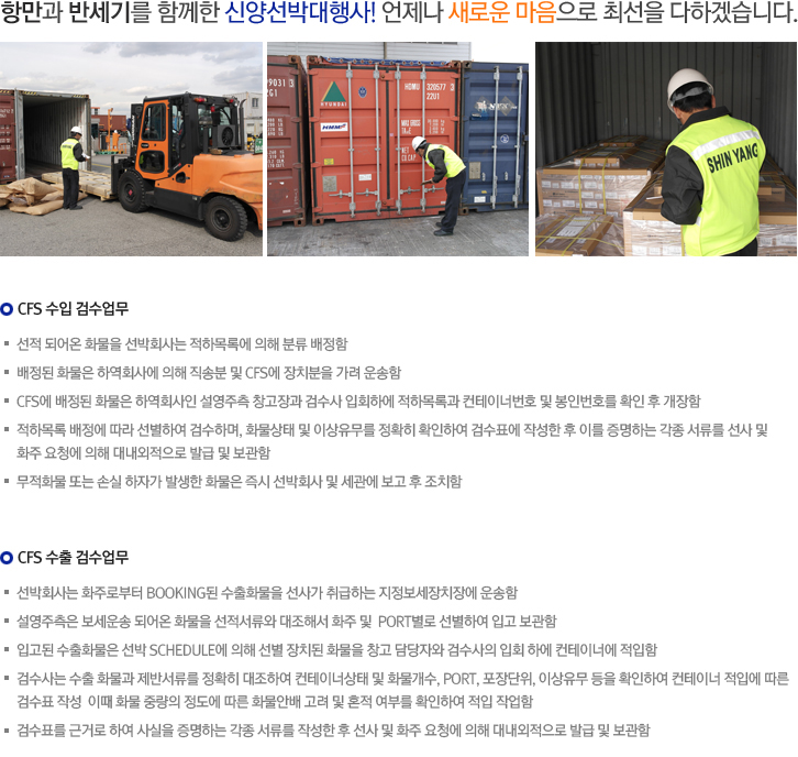 CY&CFS 검수업무